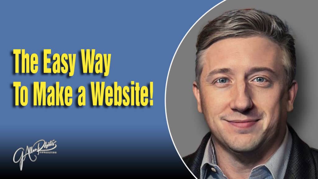 easy way to make a website