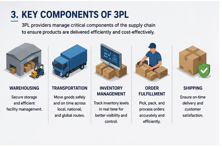 Supply chain management components overview