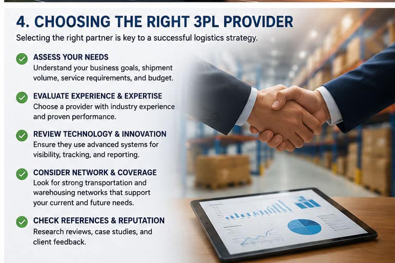 Guide for selecting 3PL provider