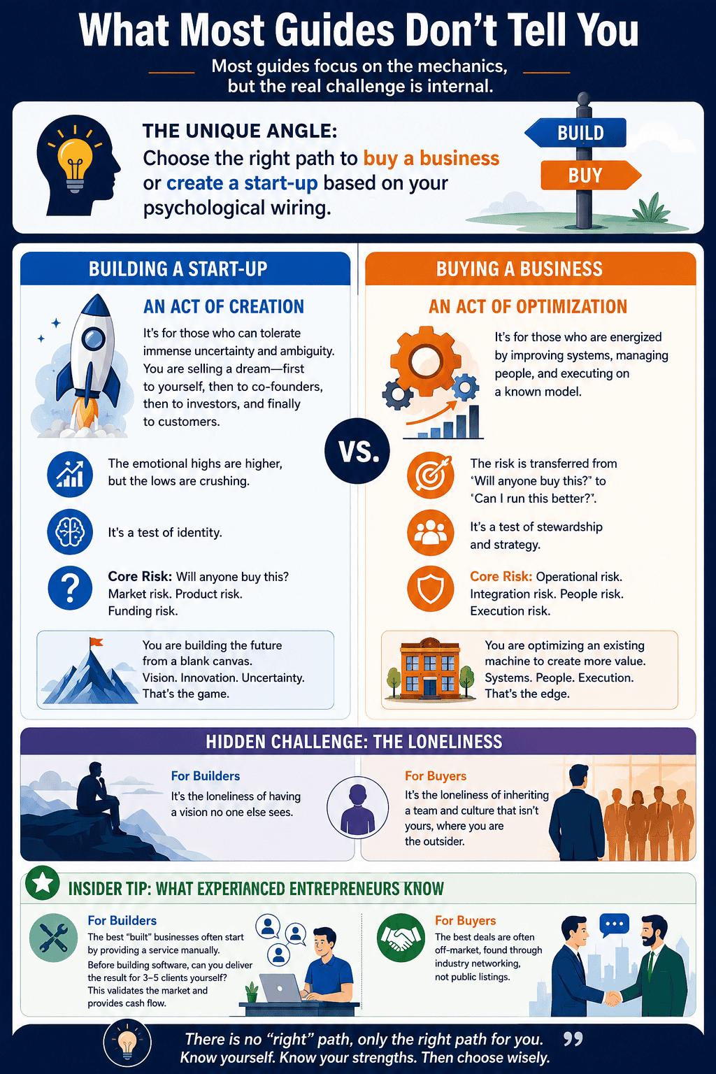 expert advice buying vs building