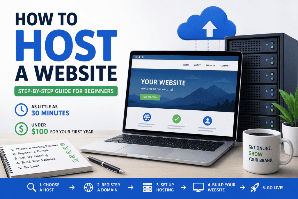 how to host a website