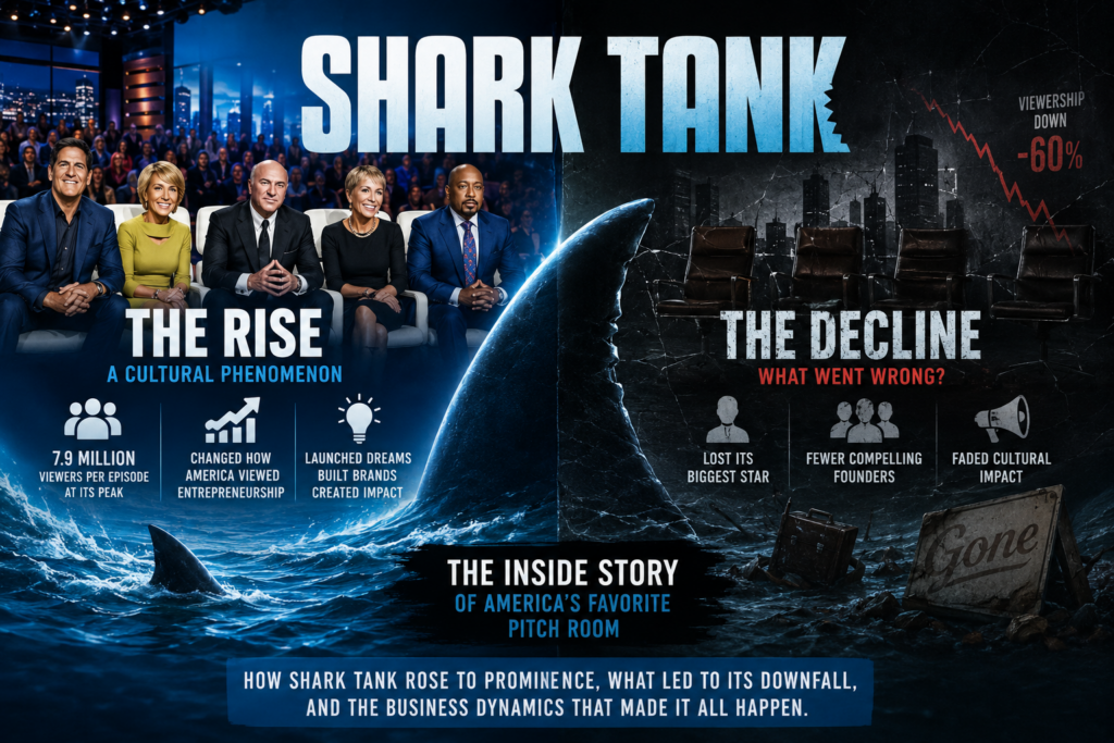 Rise and decline of Shark Tank